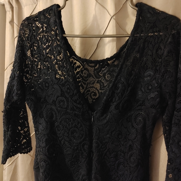 Navy blue 2 piece gown - Picture 3 of 3